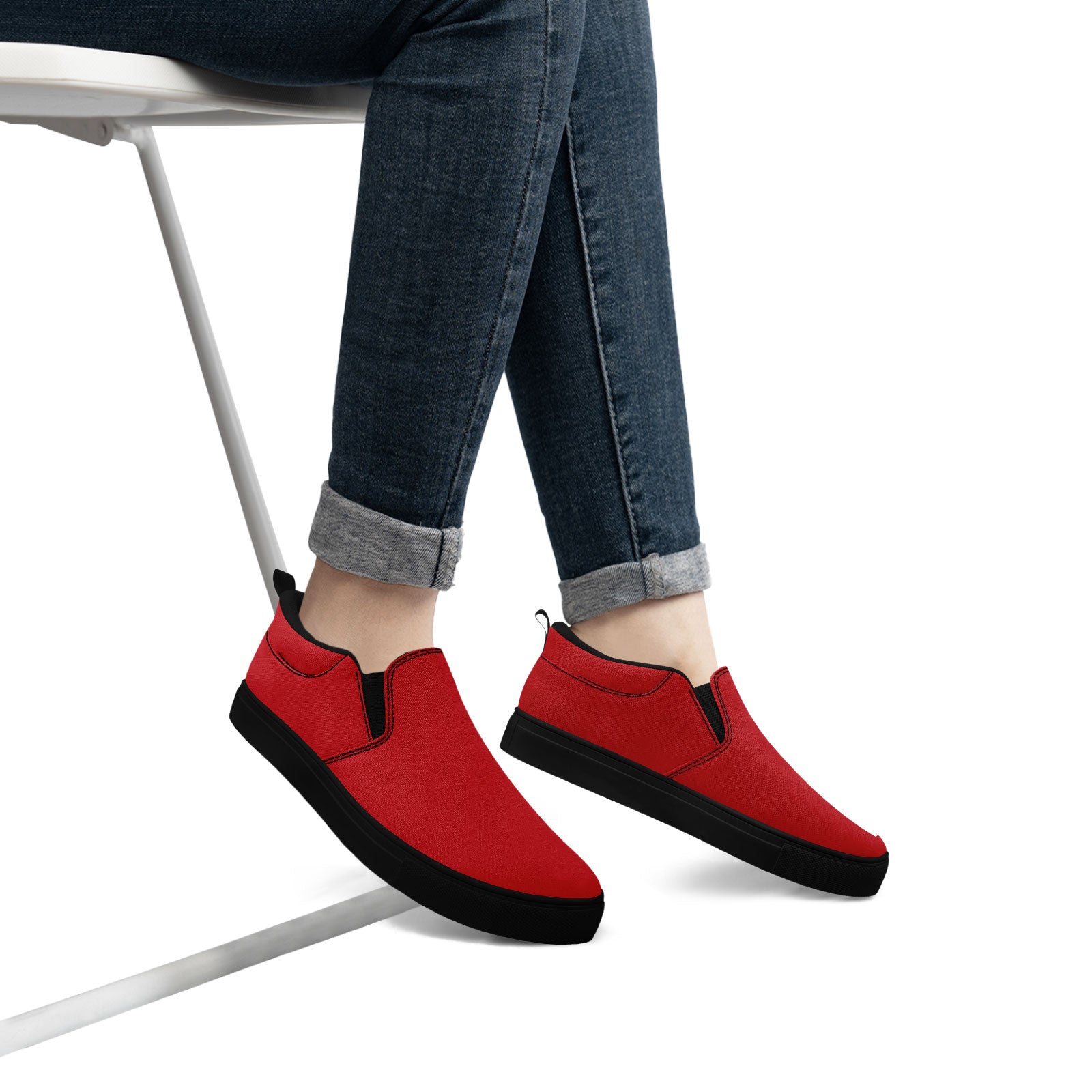 Custom Canvas Sneakers Personalized Slip On Shoes FN071-E028030-4