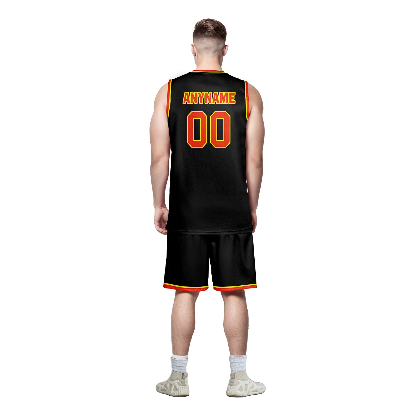 Custom Black Blue Orange City Edition Personalized Sports Uniform Authentic Basketball Jersey BBJ01-D06101-21