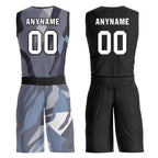 Custom Camouflage Black Brooklyn City Edition Personalized Reversible Basketball Set Sports Basketball Jersey BBJ01R-D0610-3-COOLMAX