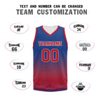 Custom Blue Red Fade Fashion Sports Uniform Basketball Jersey BBJ01-D020102-1