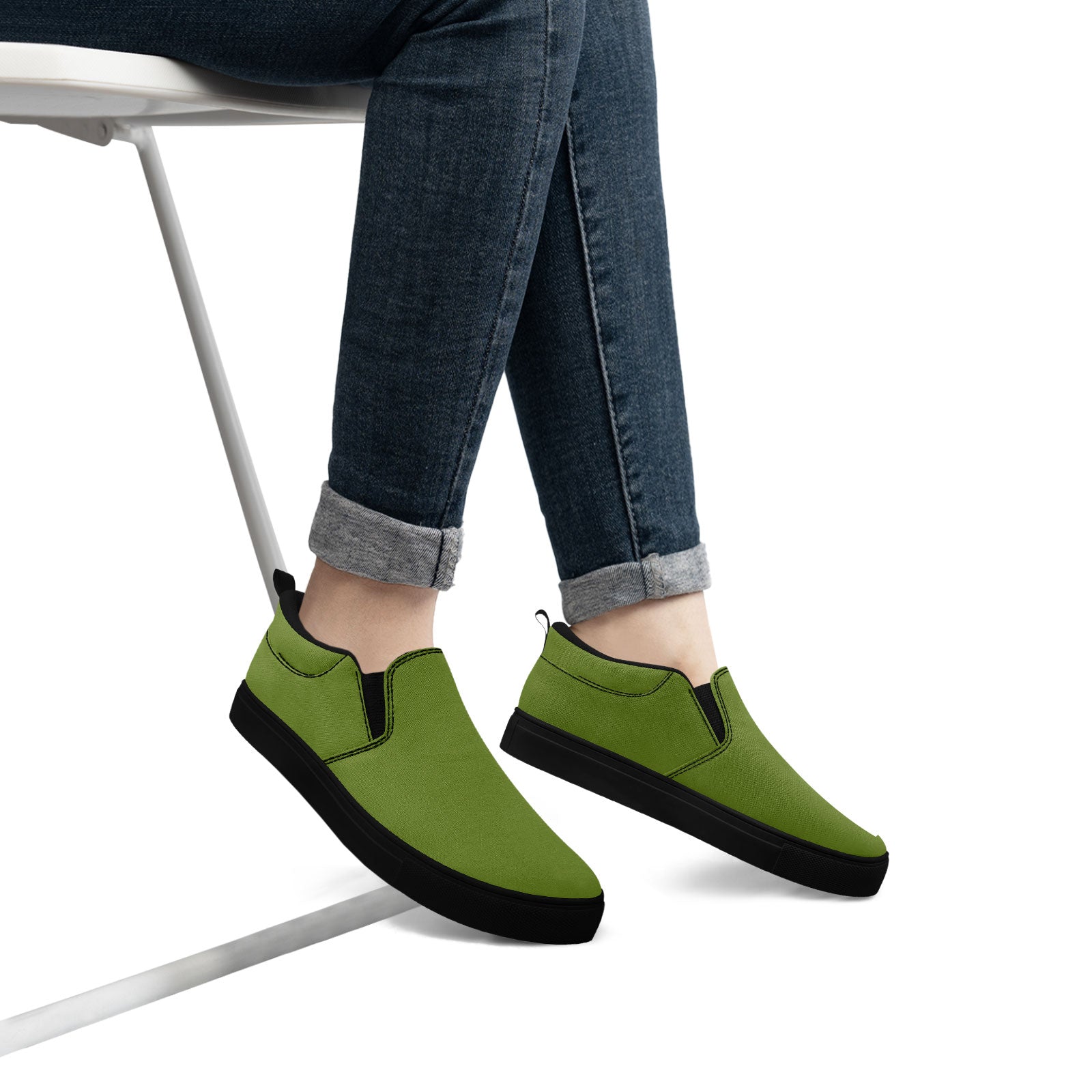 Custom Canvas Sneakers Personalized Slip On Shoes FN071-E028030-7