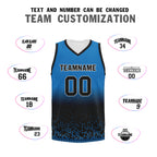 Custom Blue Black Fade Fashion Sports Uniform Basketball Jersey BBJ01-D020102-11
