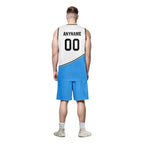 Custom White Blue City Edition Personalized Sports Uniform Authentic Basketball Jersey BBJ01-D06101-1