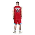 Custom Red White Blue City Edition Personalized Sports Uniform Authentic Basketball Jersey BBJ01-D06101-15