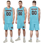 Custom Blue City Edition Personalized Sports Uniform Authentic Basketball Jersey BBJ01-D06101-27