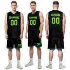 Custom Dark Lemon Green City Edition Personalized Sports Uniform Authentic Basketball Jersey BBJ01-D06101-2