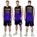 Custom Black Purple City Edition Personalized Sports Uniform Authentic Basketball Jersey BBJ01-D06101-14
