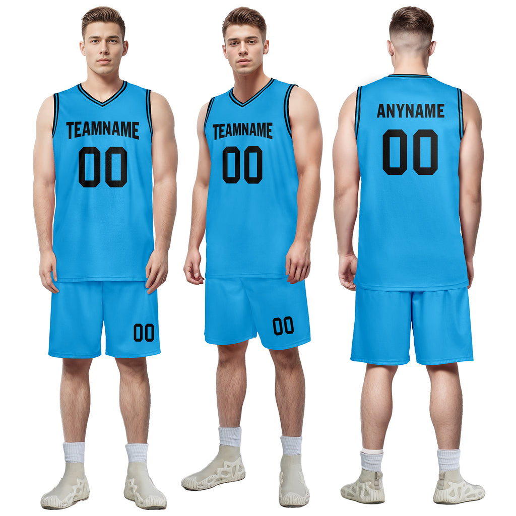 Custom Light Blue City Edition Personalized Sports Uniform Authentic Basketball Jersey BBJ01-D06101-13