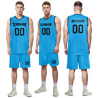 Custom Light Blue City Edition Personalized Sports Uniform Authentic Basketball Jersey BBJ01-D06101-13