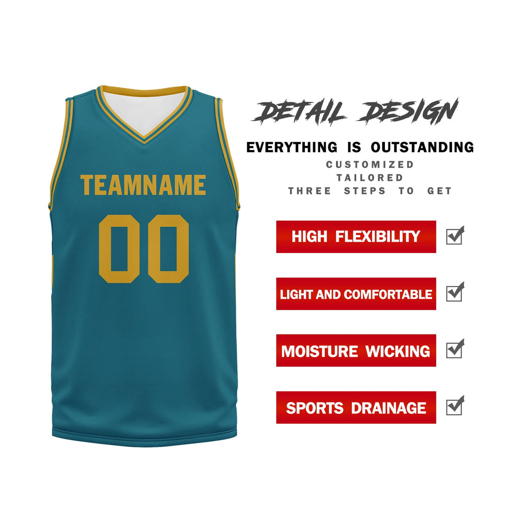 Custom Green Classic Style Sports Uniform Basketball Jersey BBJ01-D020105-13
