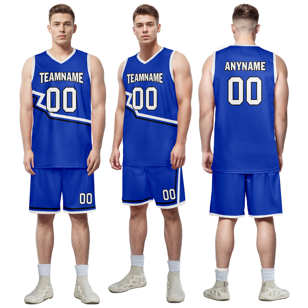 Custom Blue City Edition Personalized Sports Uniform Authentic Basketball Jersey BBJ01-D06101-17