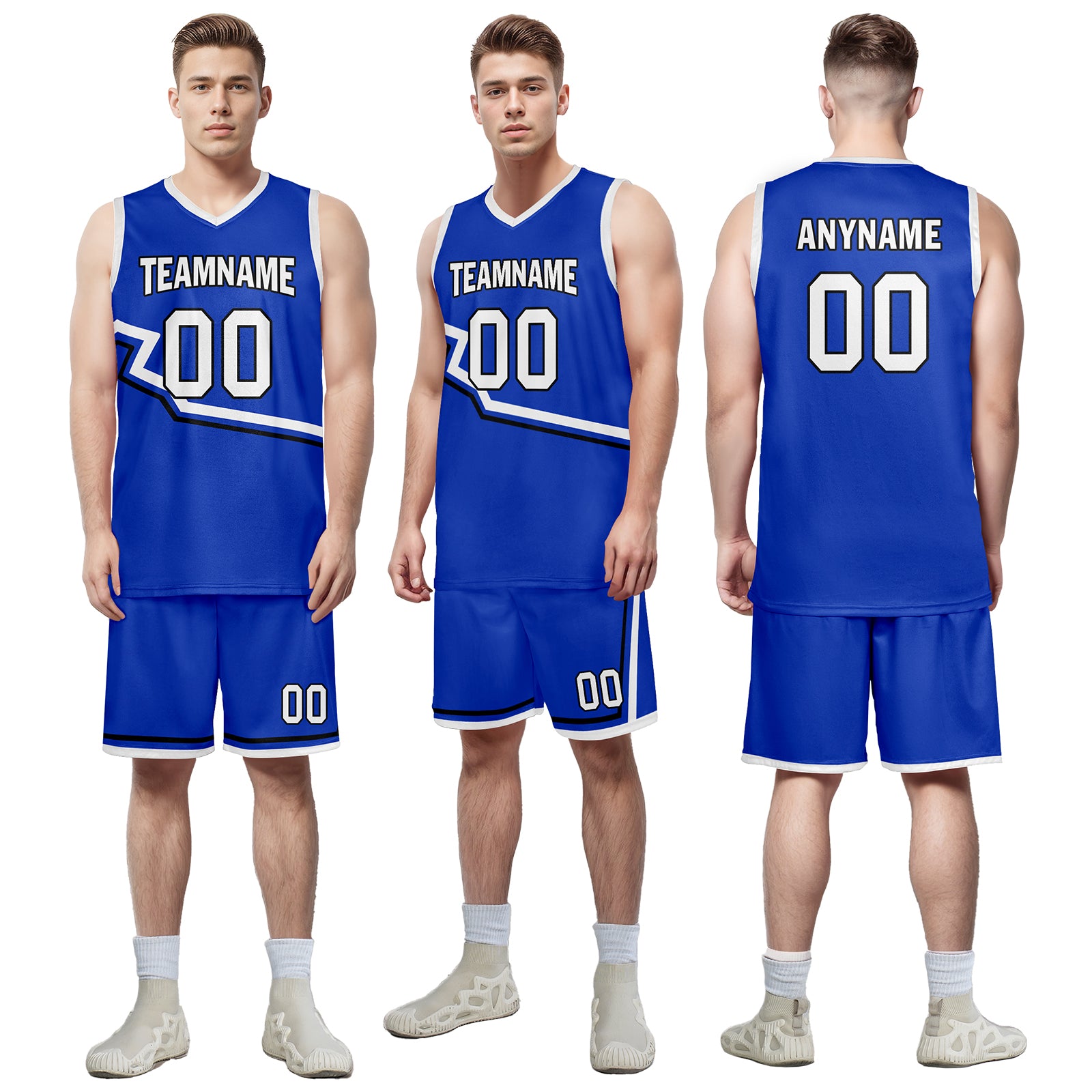 Custom Blue City Edition Personalized Sports Uniform Authentic Basketball Jersey BBJ01-D06101-17