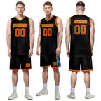 Custom Black Blue Orange City Edition Personalized Sports Uniform Authentic Basketball Jersey BBJ01-D06101-21