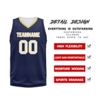 Custom Deep Blue Classic Style Sports Uniform Basketball Jersey BBJ01-bd0a70e0