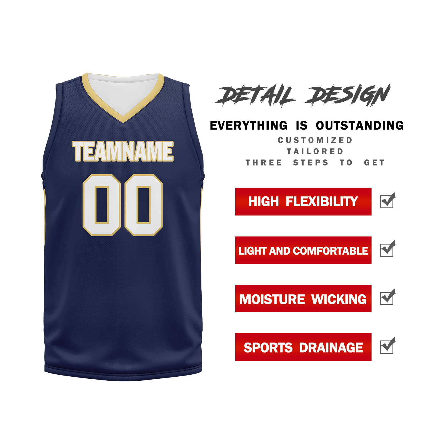 Custom Deep Blue Classic Style Sports Uniform Basketball Jersey BBJ01-bd0a70e0