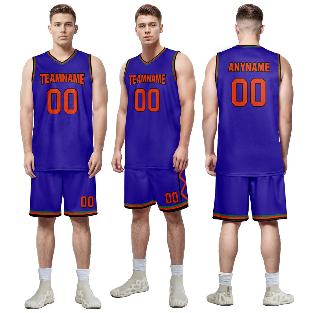 Custom Purple Green Orange City Edition Personalized Sports Uniform Authentic Basketball Jersey BBJ01-D06101-24