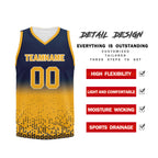 Custom Blue Yellow Fade Fashion Sports Uniform Basketball Jersey BBJ01-D020102-6