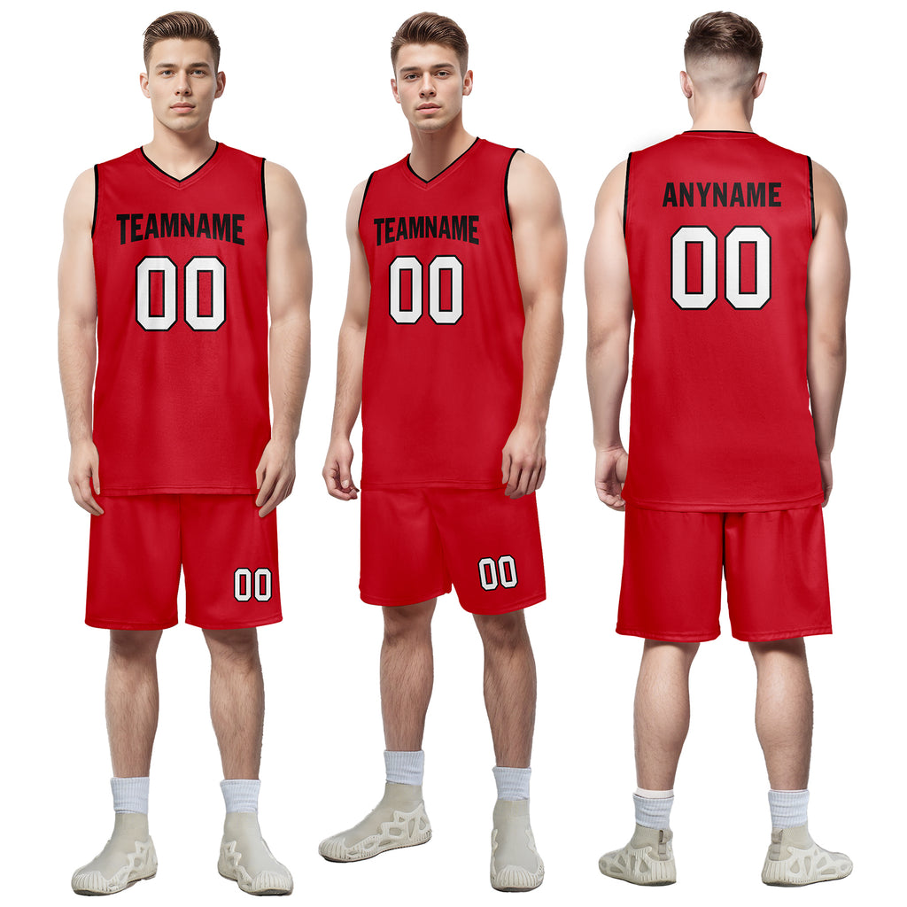 Custom Red City Edition Personalized Sports Uniform Authentic Basketball Jersey BBJ01-D06101-16