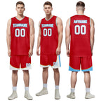Custom Red White Blue City Edition Personalized Sports Uniform Authentic Basketball Jersey BBJ01-D06101-15