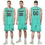 Custom Mint Green Black City Edition Personalized Sports Uniform Authentic Basketball Jersey BBJ01-D06101-4