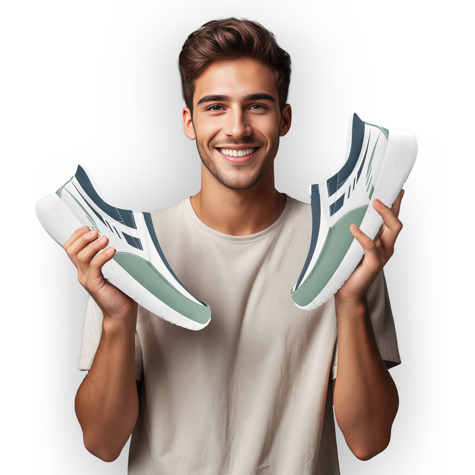 Custom Corporate Sneakers Slip On Shoes Personalized Corporate Shoes FN067-E023045-3