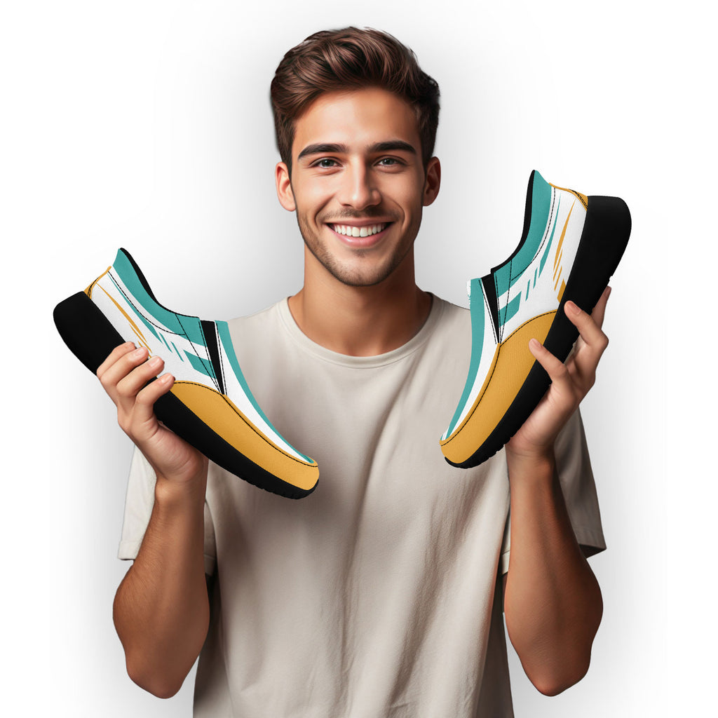 Custom Corporate Sneakers Slip On Shoes Personalized Corporate Shoes FN067-E023045-8