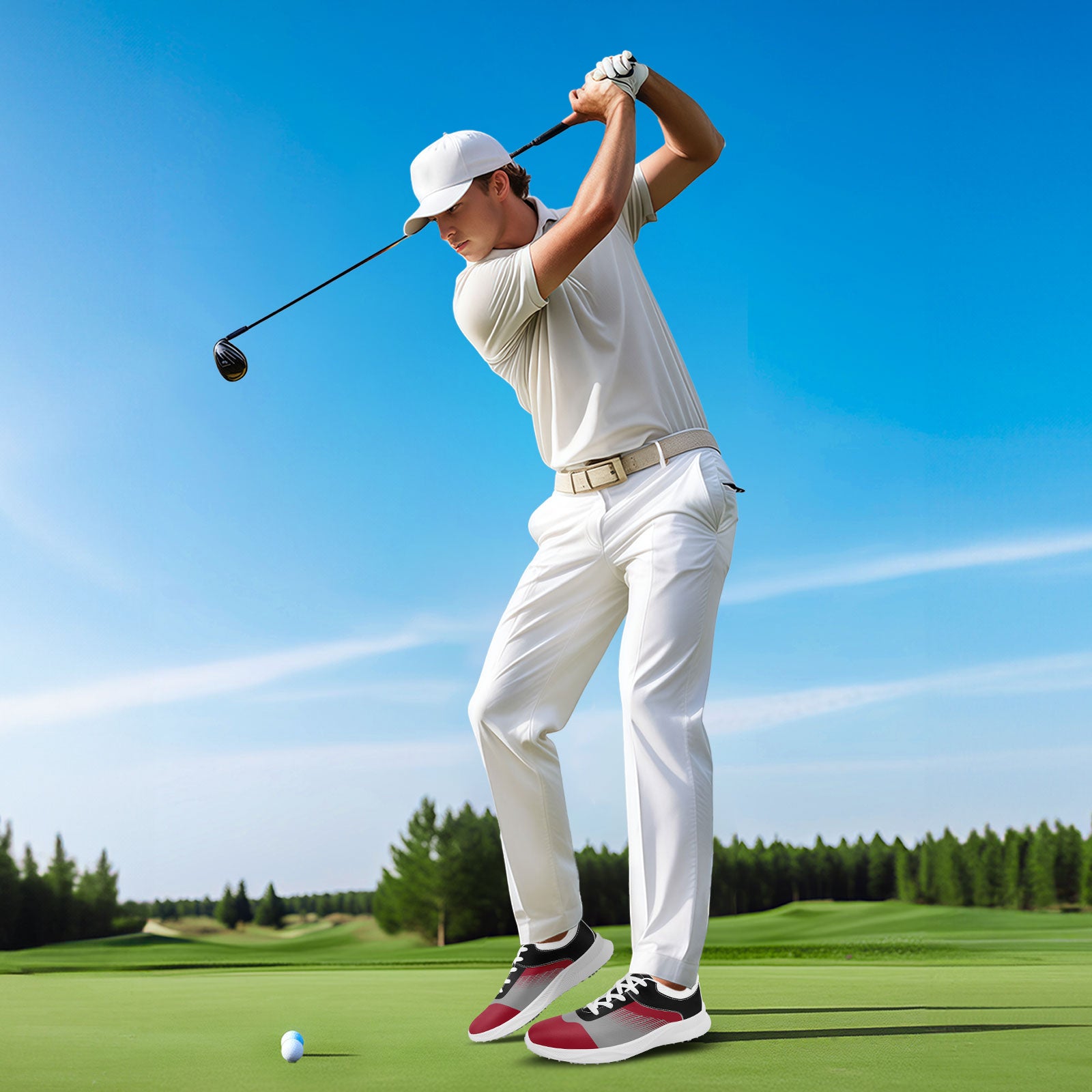 Custom Premium Golf Performance Shoes Personalized Sneaker FN062-E0605-12