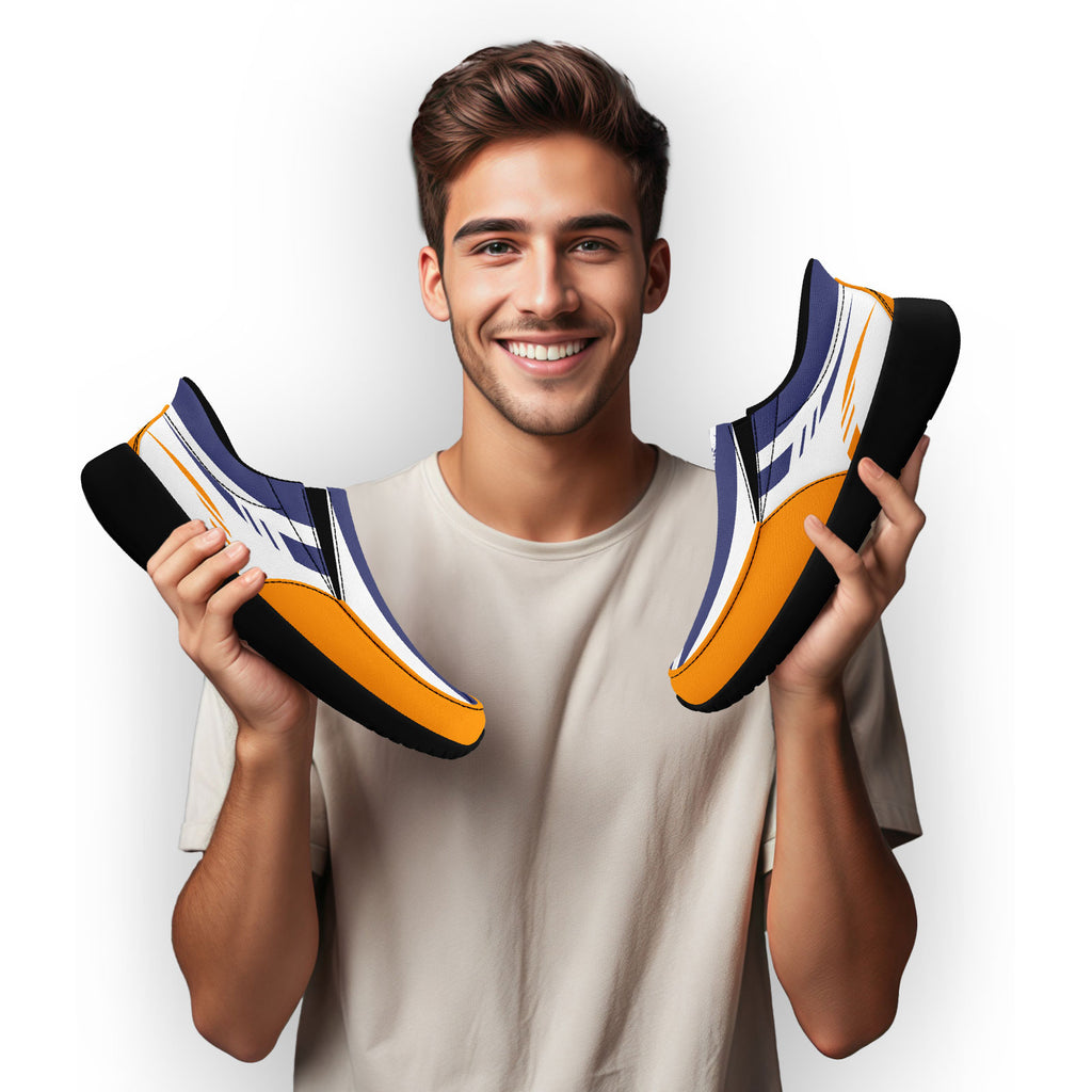 Custom Corporate Sneakers Slip On Shoes Personalized Corporate Shoes FN067-E023045-5