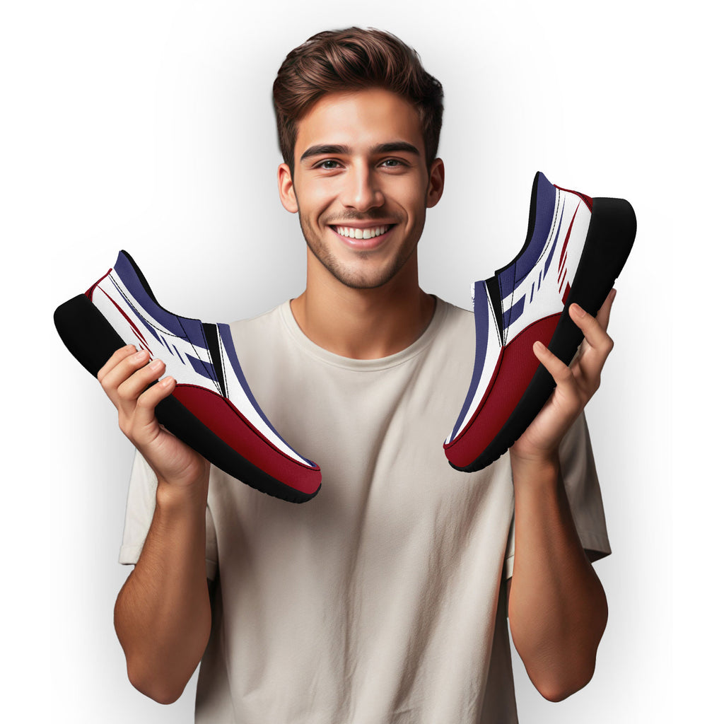 Custom Corporate Sneakers Slip On Shoes Personalized Corporate Shoes FN067-E023045-4