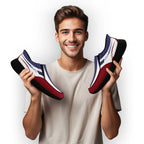Custom Corporate Sneakers Slip On Shoes Personalized Corporate Shoes FN067-E023045-4