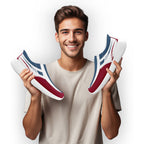Custom Corporate Sneakers Slip On Shoes Personalized Corporate Shoes FN067-E023045-7