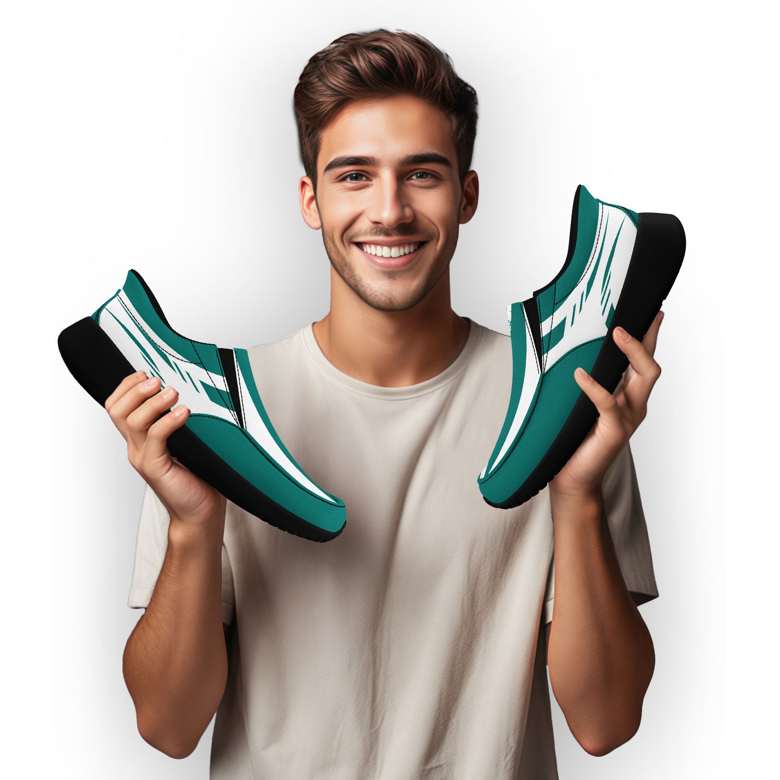 Custom Corporate Sneakers Slip On Shoes Personalized Corporate Shoes FN067-E023045-2
