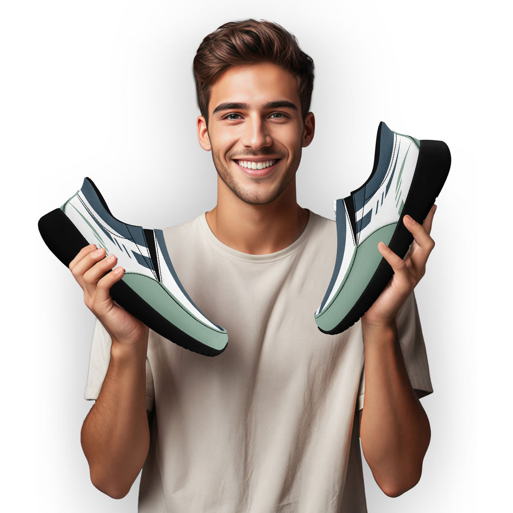 Custom Corporate Sneakers Slip On Shoes Personalized Corporate Shoes FN067-E023045-3