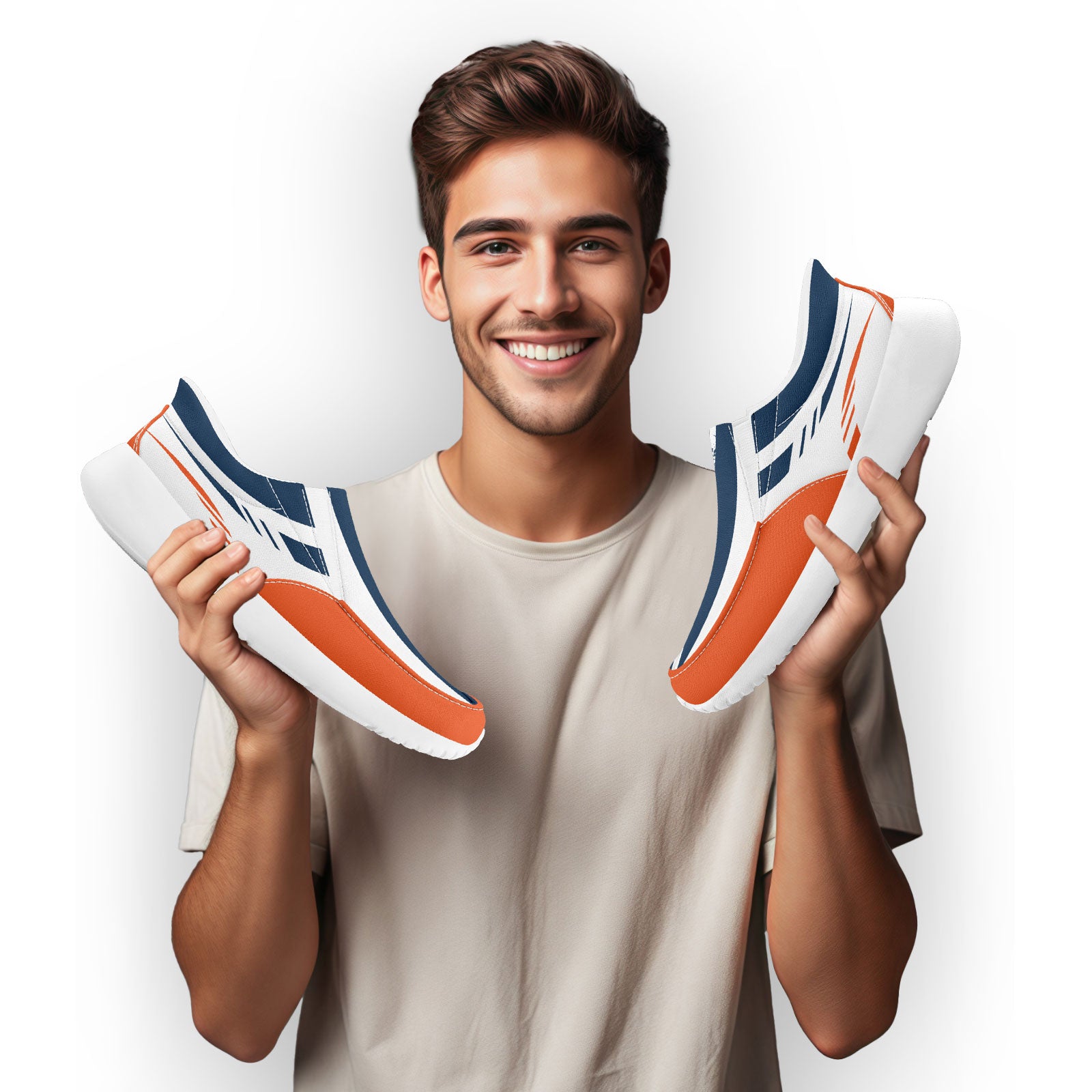 Custom Corporate Sneakers Slip On Shoes Personalized Corporate Shoes FN067-E023045-9