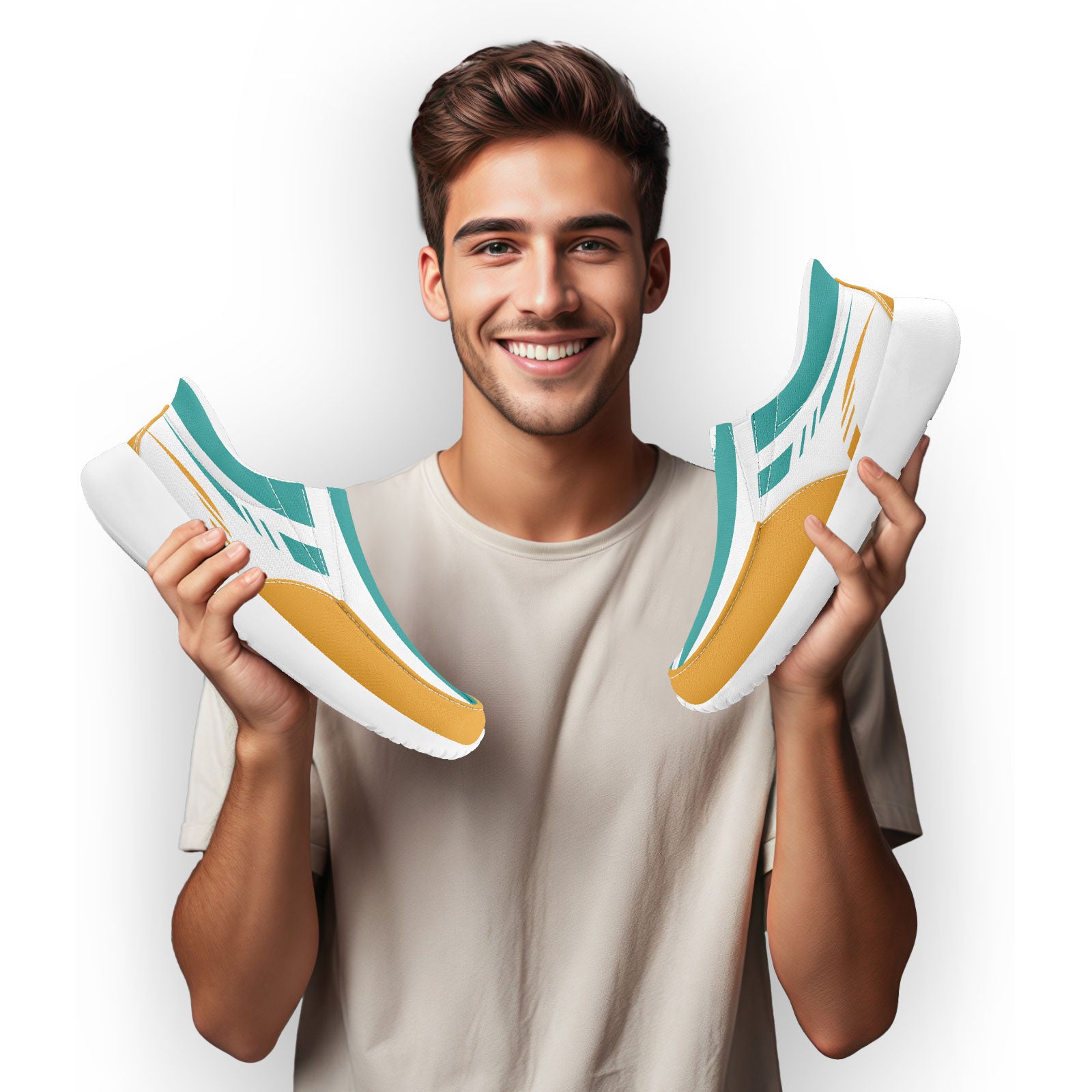 Custom Corporate Sneakers Slip On Shoes Personalized Corporate Shoes FN067-E023045-8