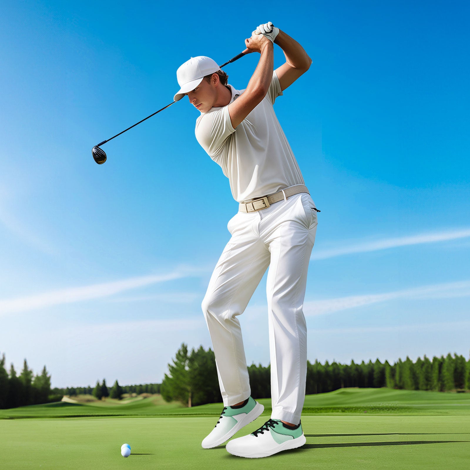 Custom Premium Golf Performance Shoes Personalized Sneaker FN062-E025042-2