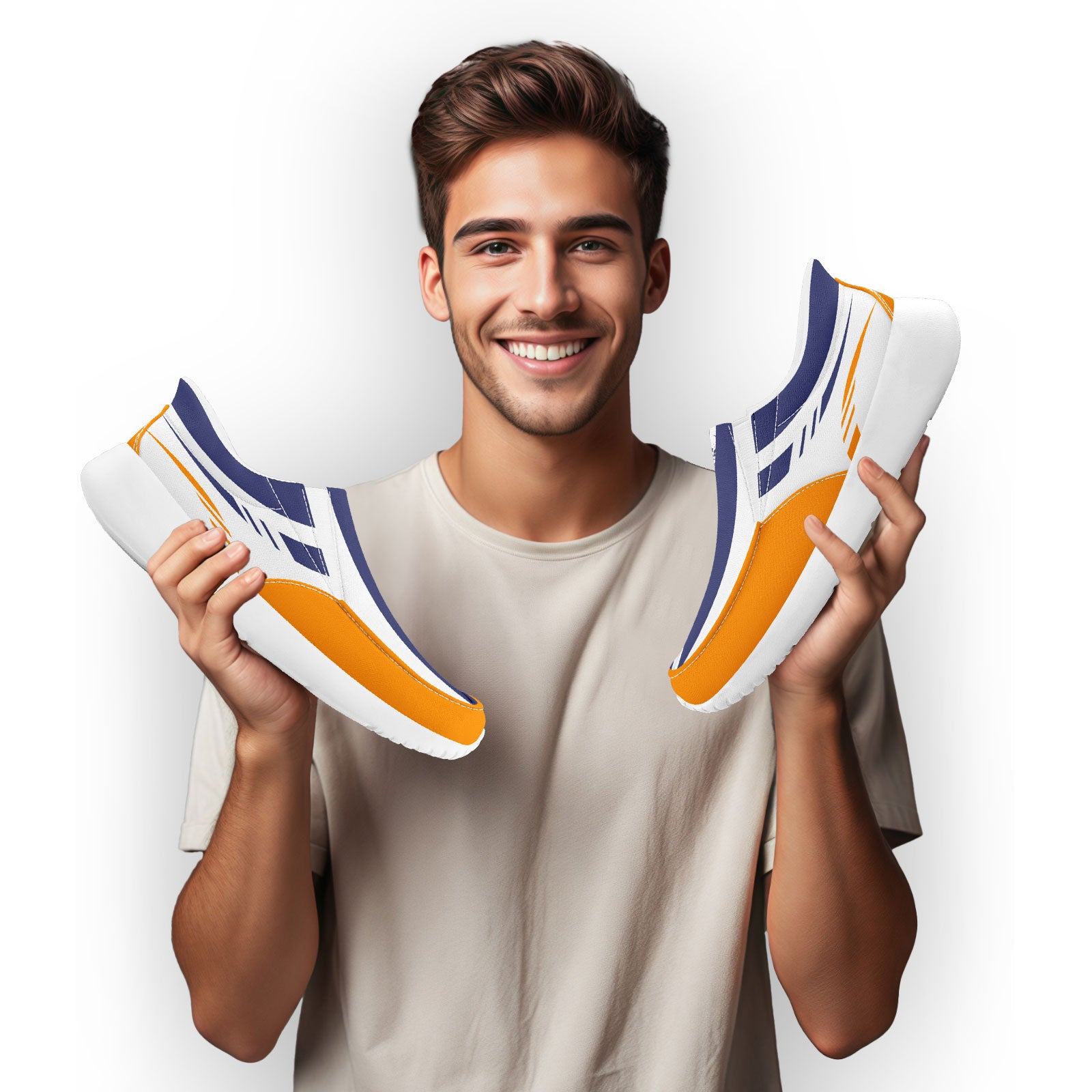 Custom Corporate Sneakers Slip On Shoes Personalized Corporate Shoes FN067-E023045-5