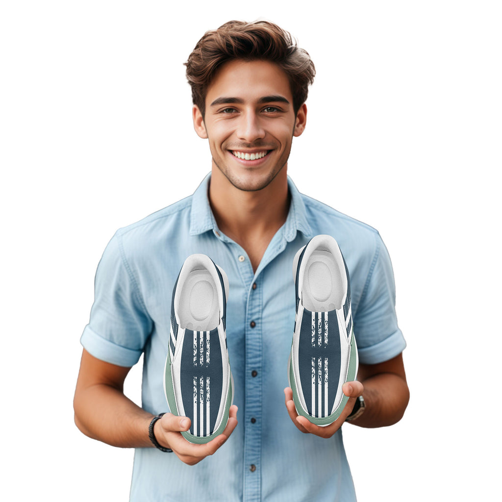 Custom Corporate Sneakers Slip On Shoes Personalized Corporate Shoes FN067-E023045-3