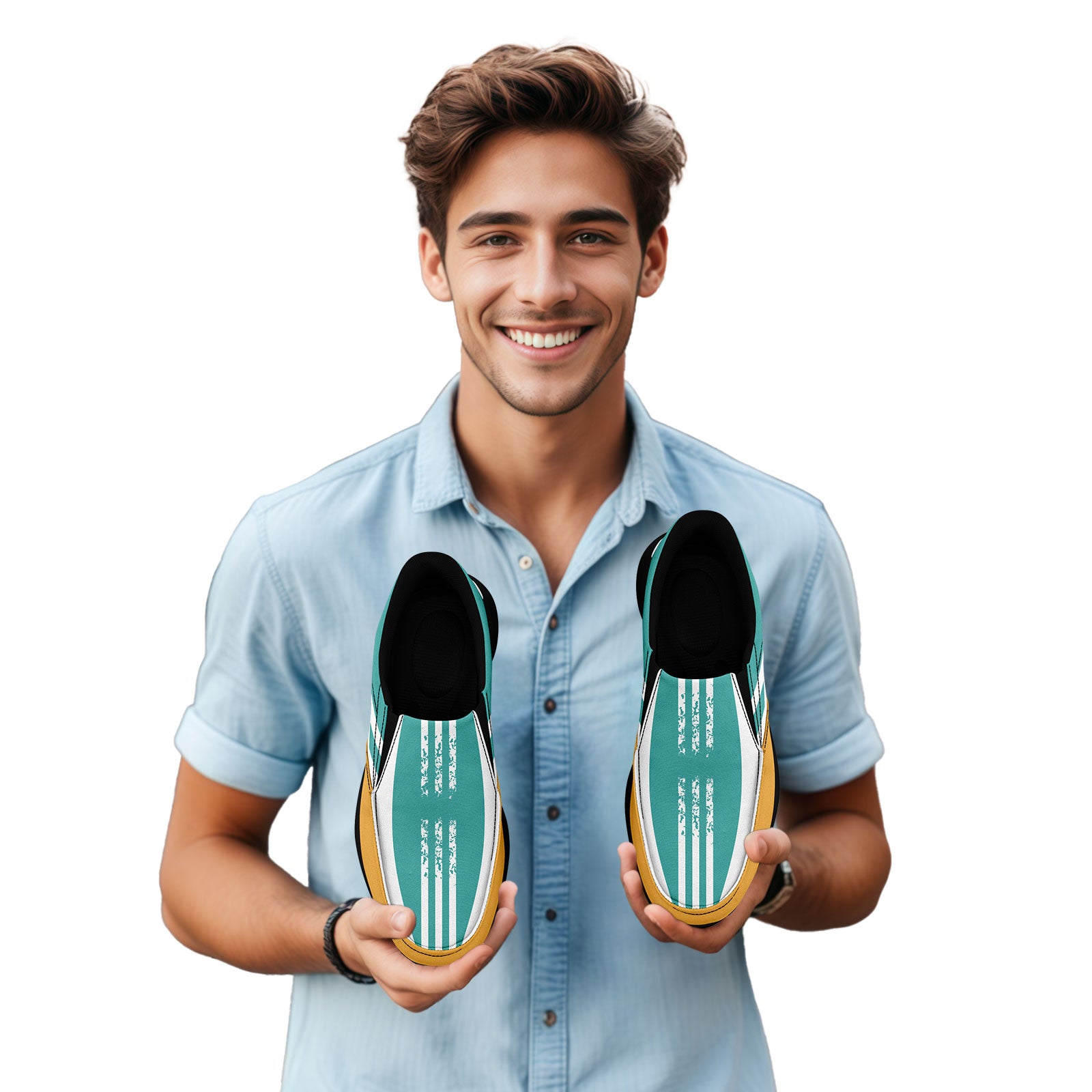 Custom Corporate Sneakers Slip On Shoes Personalized Corporate Shoes FN067-E023045-8