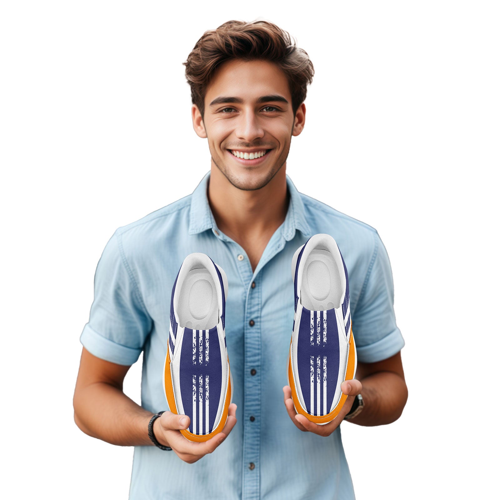 Custom Corporate Sneakers Slip On Shoes Personalized Corporate Shoes FN067-E023045-5