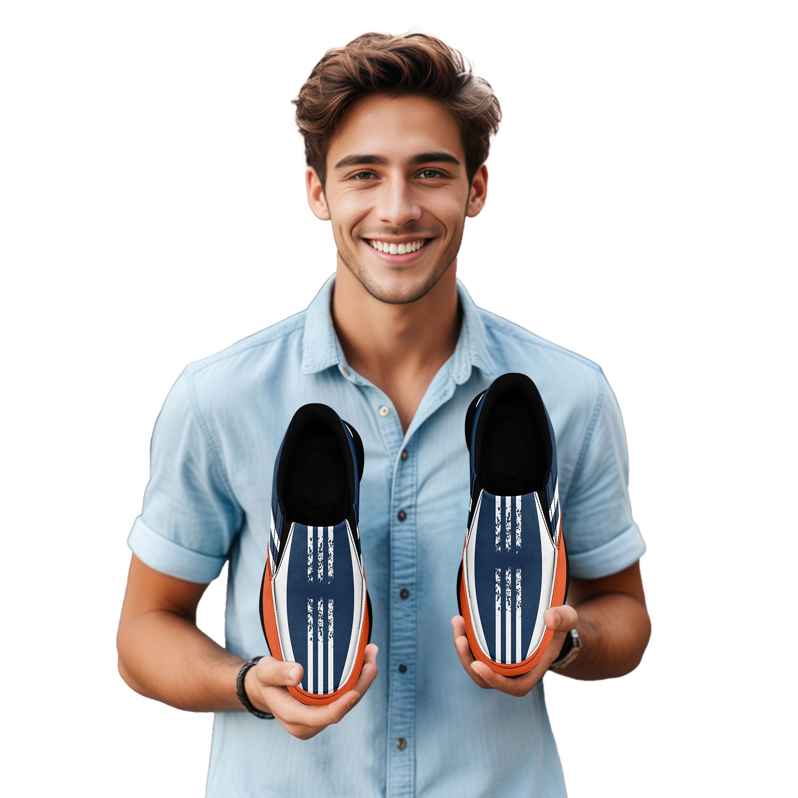 Custom Corporate Sneakers Slip On Shoes Personalized Corporate Shoes FN067-E023045-9