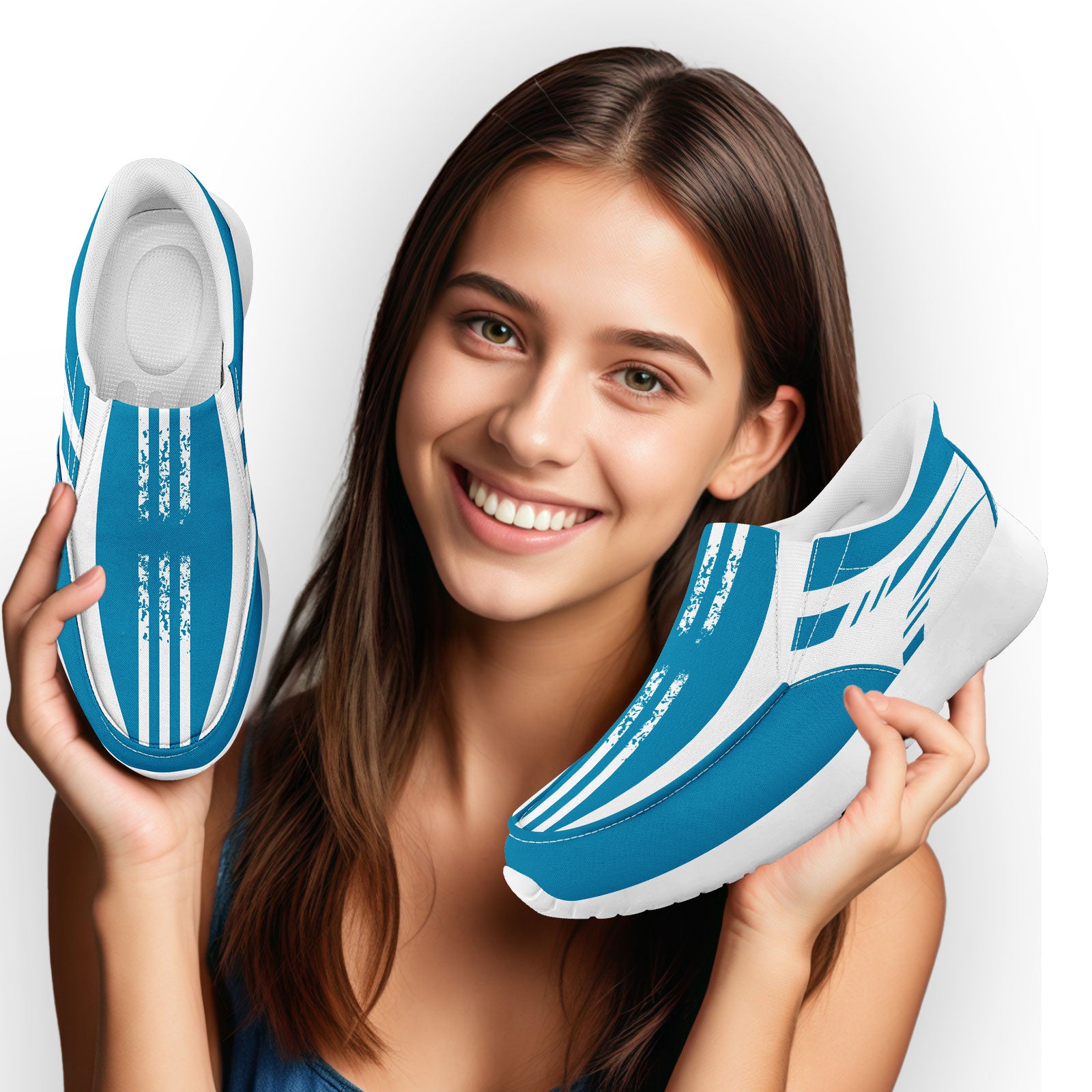 Custom Corporate Sneakers Slip On Shoes Personalized Corporate Shoes FN067-E023045-1
