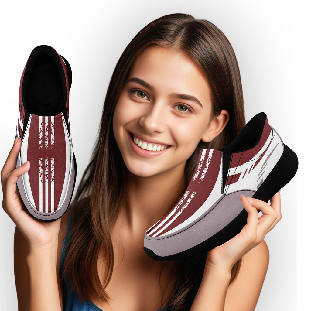 Custom Corporate Sneakers Slip On Shoes Personalized Corporate Shoes FN067-E023045-6