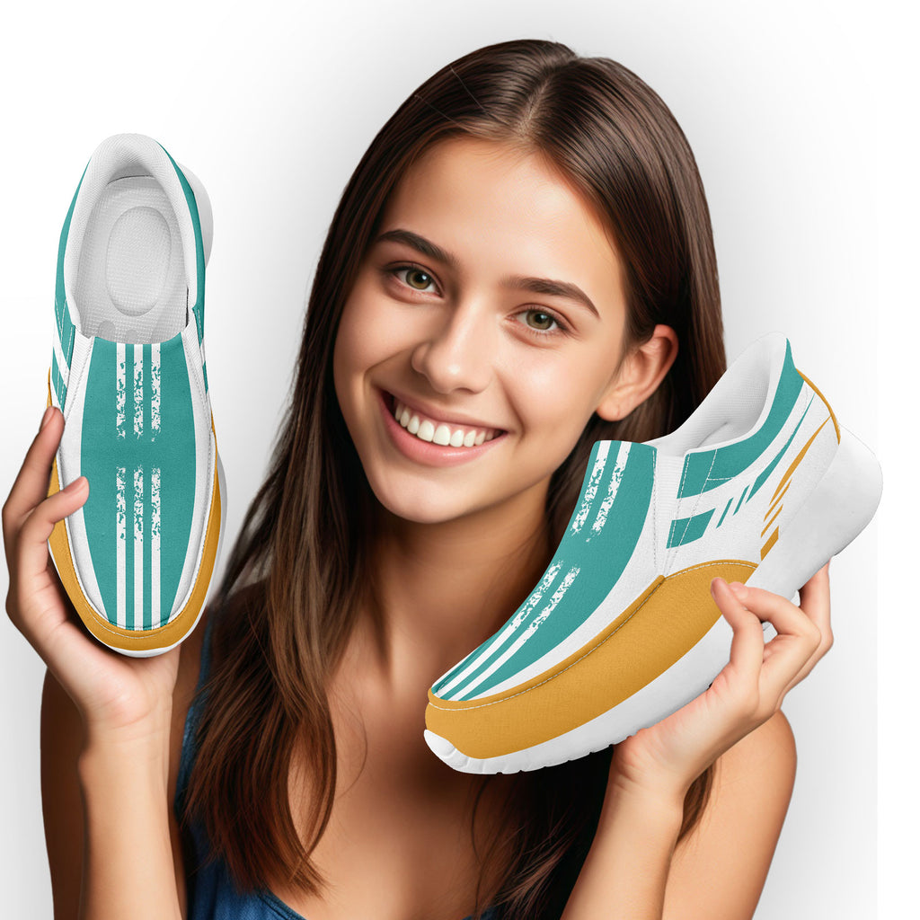 Custom Corporate Sneakers Slip On Shoes Personalized Corporate Shoes FN067-E023045-8