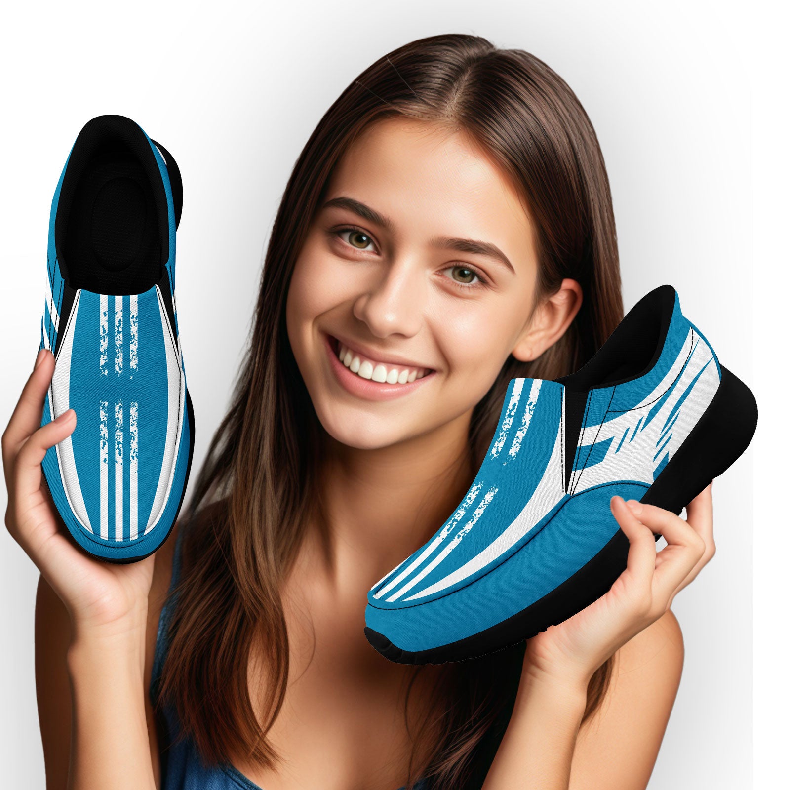 Custom Corporate Sneakers Slip On Shoes Personalized Corporate Shoes FN067-E023045-1