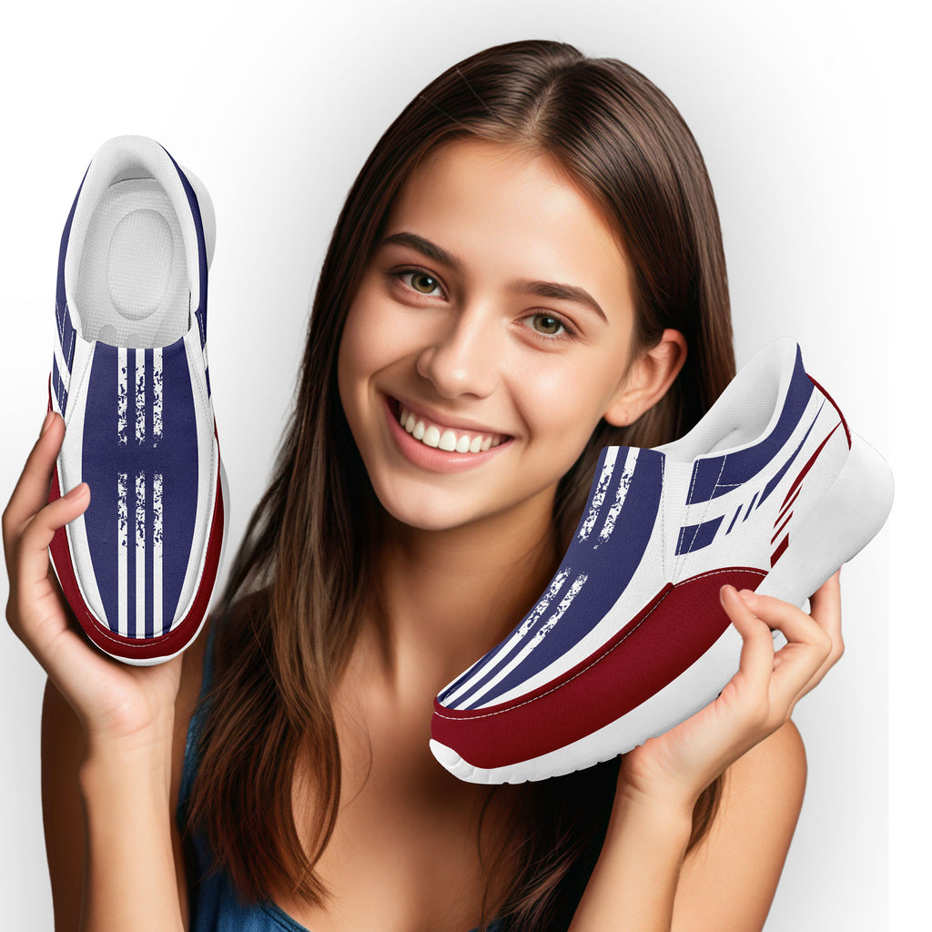 Custom Corporate Sneakers Slip On Shoes Personalized Corporate Shoes FN067-E023045-4