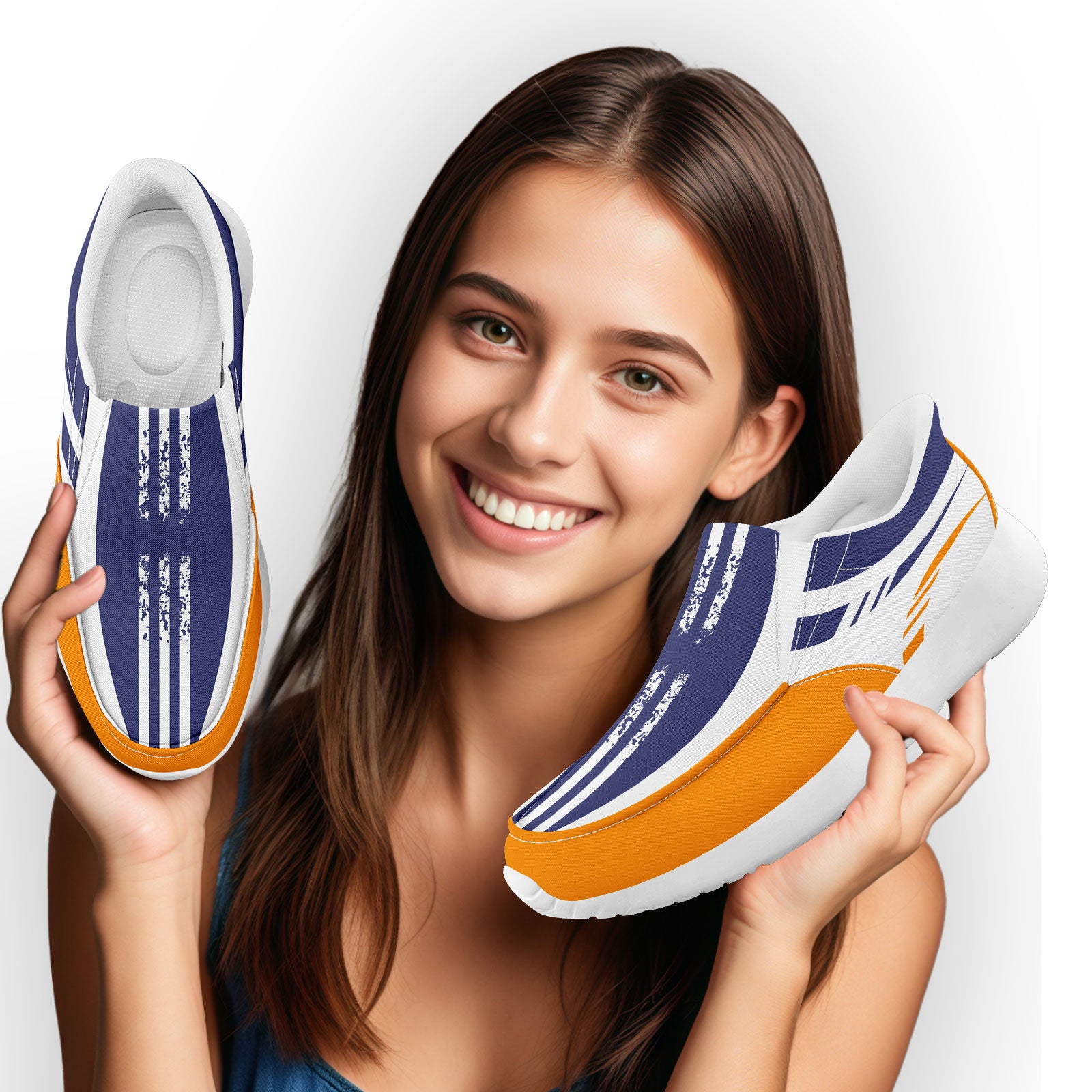 Custom Corporate Sneakers Slip On Shoes Personalized Corporate Shoes FN067-E023045-5