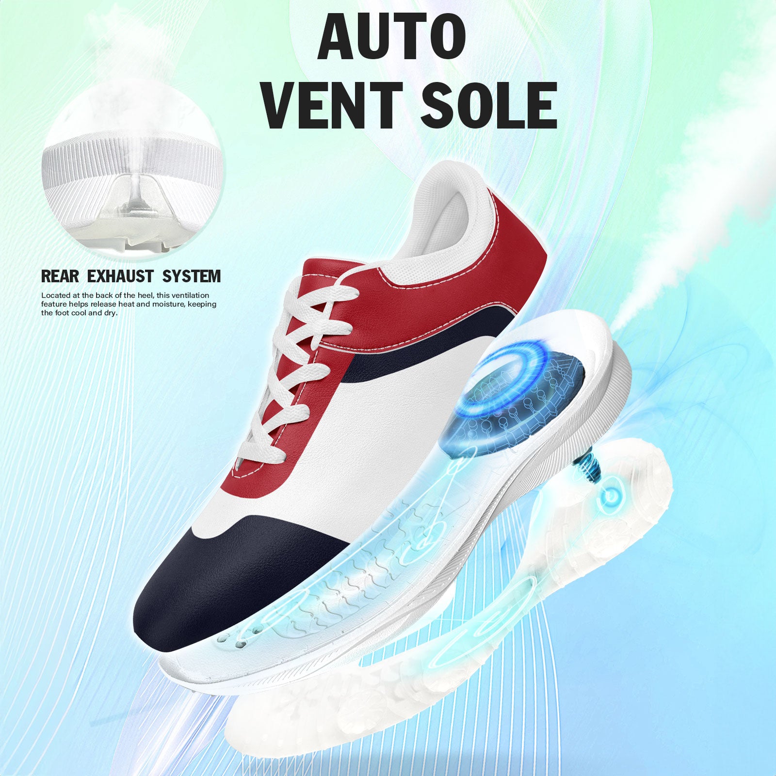 Custom Premium Golf Performance Shoes Personalized Sneaker FN062-E020086-12