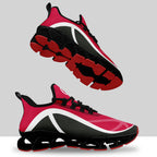 Custom Red Gray Maxsoul Shoes Personalized Sneaker FN003XD-D020391-10