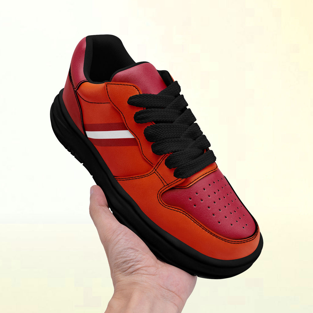 Custom Red Orange Tampa Bay Shoes Personalized Sneaker FN032-D020389-29